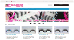 Desktop Screenshot of eyelashvn.com